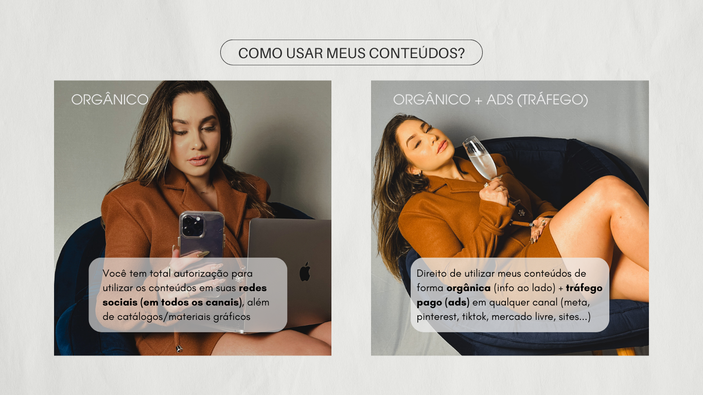 Como usar o conteúdo